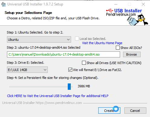 Linux en USB