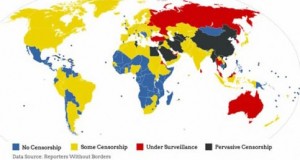 Espíritus Libres mapa de la censura en internet