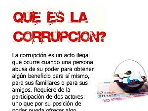 poder y corrupción