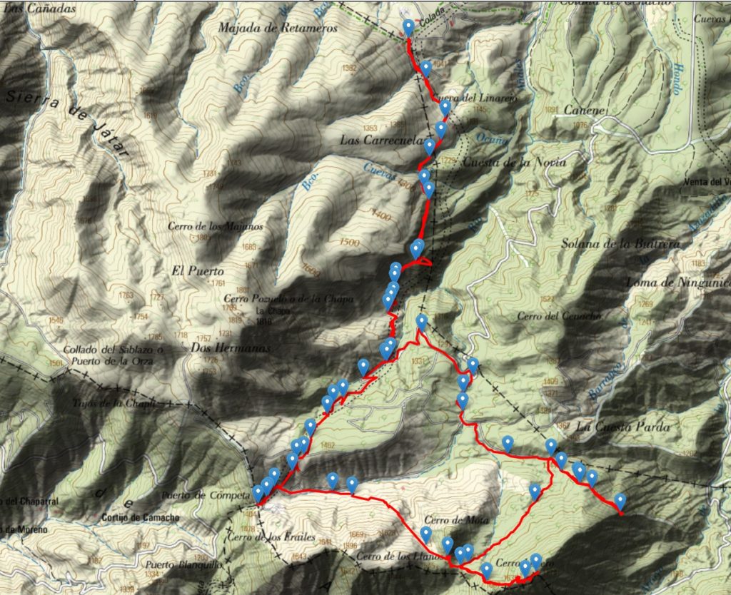 Ruta al Cerro del Lucero