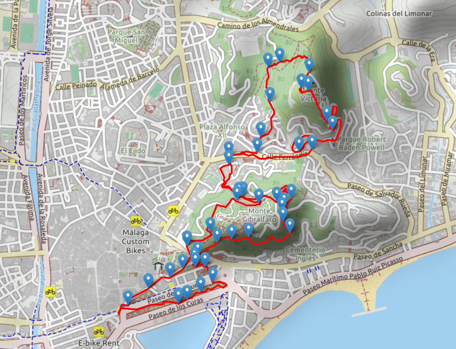 Trekking Málaga City