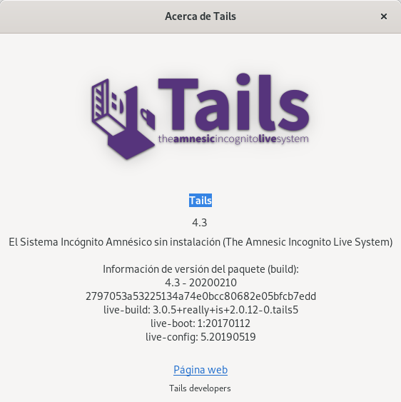 Tails Live System