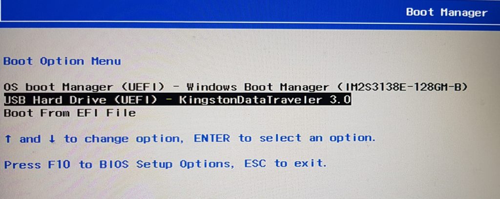 Arrancar el PC desde USB