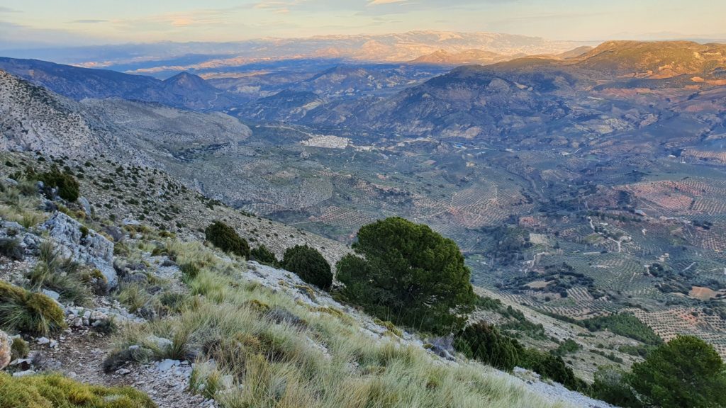 Sierra Mágina. Tramo de descenso muy fuerte