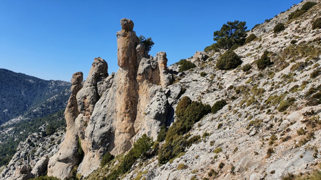 Sierra Mágina. Mirador de las Chimeneas de las Hadas