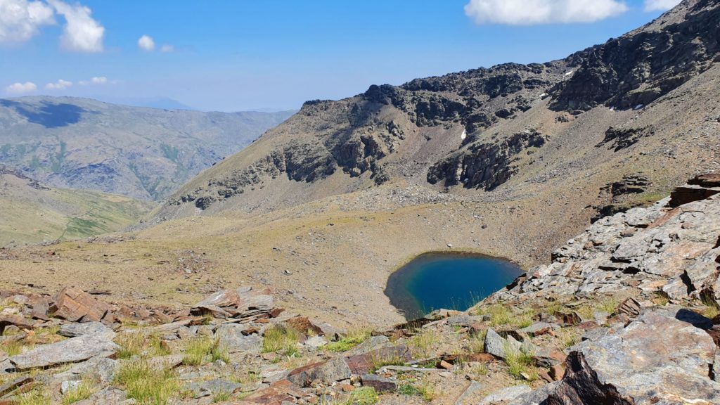 Subida desde la Laguna a la cresta