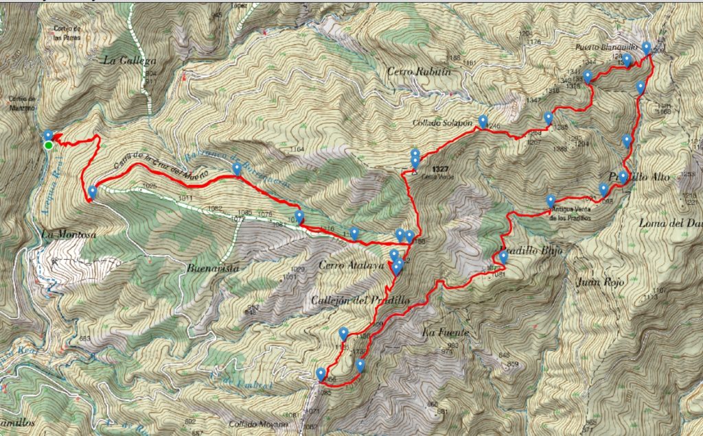 Ruta al Cerro Verde y Cerro Atalaya