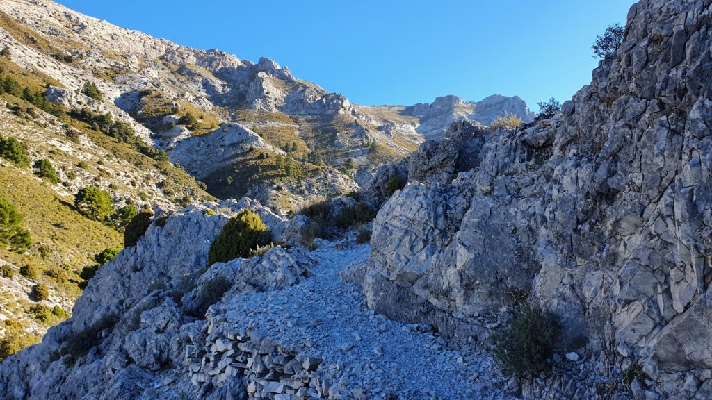 Sendero por el Collado de la Jilana