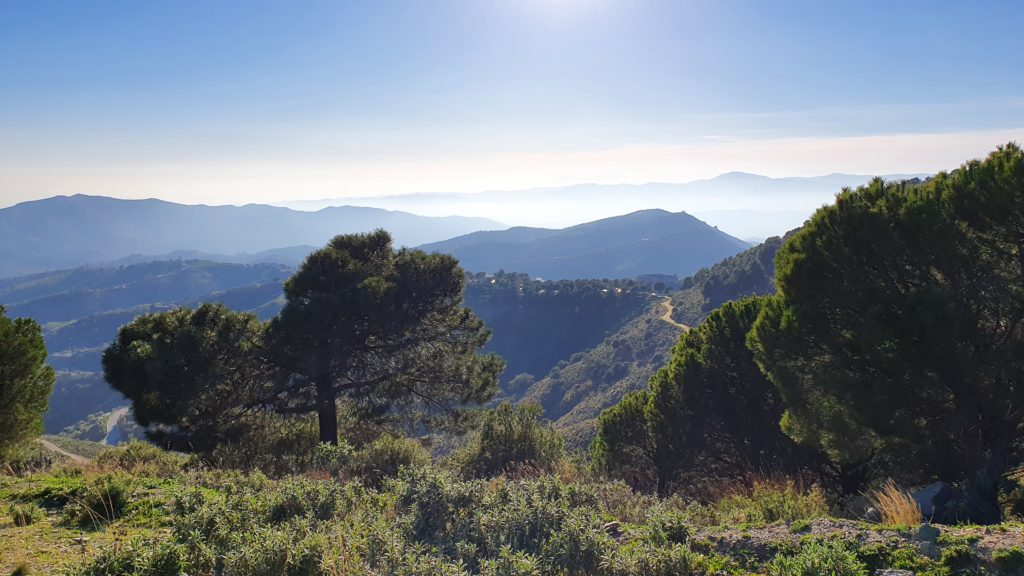 Vistas al Área Recreativa de Sedella