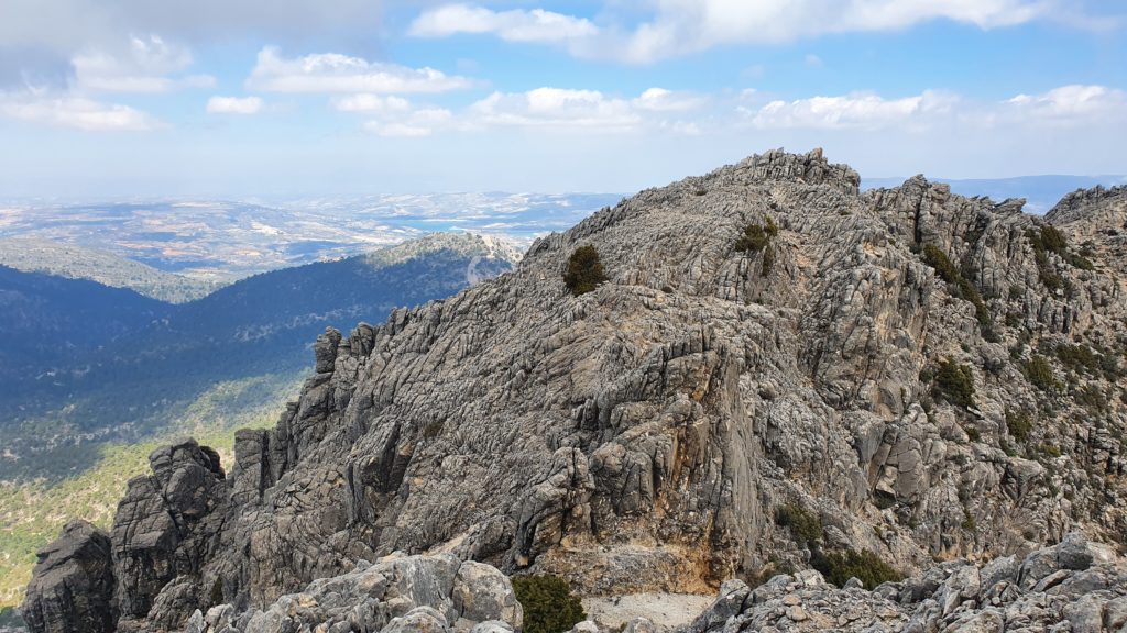 Arista Nordeste desde cerca de la cima del Lucero